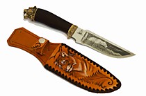Сувенирный нож(худ.литье,сталь,дерево)